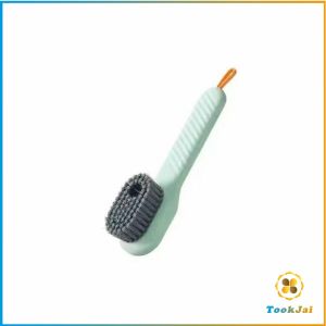 TookJai แปรงรองเท้ามีช่องใส่น้ำยา ขนแปรงนุ่ม แปรงปัดผ้า แปรงทำความสะอาดอเนคประสงค์ Shoe brushes