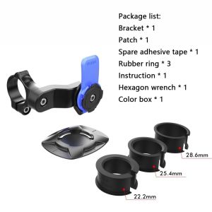 Motorcycle Clip Phone GPS Mount / Bicycle Smartphone Stand / Bicycle Mobile Phone Holder Universal Bicycle Motorcycle Handlebar Mount Rearview Vibration Dampener Push Lock