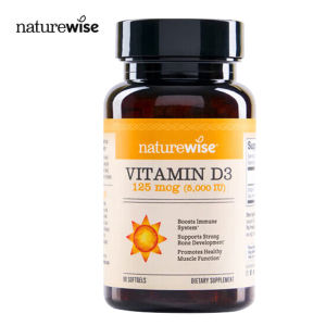NatureWise Vitamin D 000 IU (1 mcg) 0 Capsules  Immune & Bone Support  Non-GMO  USA nd