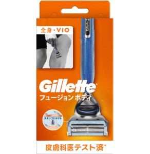 Dao cạo toàn thân Gillette Fusion VIO (Thân máy chính + 4 lưỡi thay thế) chiết xuất lô hội dùng được cả vùng VIO - JAPAN