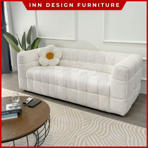 INNDESIGN Marshmallow 3 Seater Sofa With Pocket Spring Sofa /Modern Sofa /Living Room Sofa