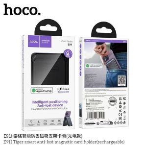 [สำหรับ iOS] HOCO E91I ที่ใส่บัตรแม่เหล็กอัจฉริยะ พร้อมระบบป้องกันการสูญหาย Smart Anti-loss Wallet Card Holder