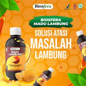 Biosfera Madu Lambung Herbal Maag Kronis Obat Asam Lambung GERD Mual