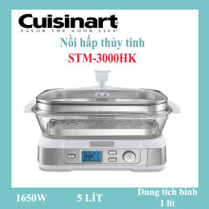 Nồi hấp thủy tinh kỹ thuật số Cuisinart STM-3000HK 5 lít 1650W