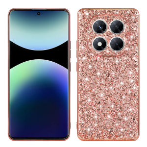 Funda For Xiaomi Poco X7 5G Case Luxury Bling Glitter Sequins Soft Silicone Phone Case for Poko Little X7 X 7 PocoX7 Back Cover