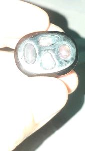 Kalimaya Banten Jarong Biang Minion 4Pcs Dim Pling Besar 8mm Pling Kcil 5mm Dg Ring Tanduk No7