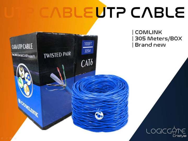 Comlink cat 6 UTP cable 305m/1000ft | Lazada PH