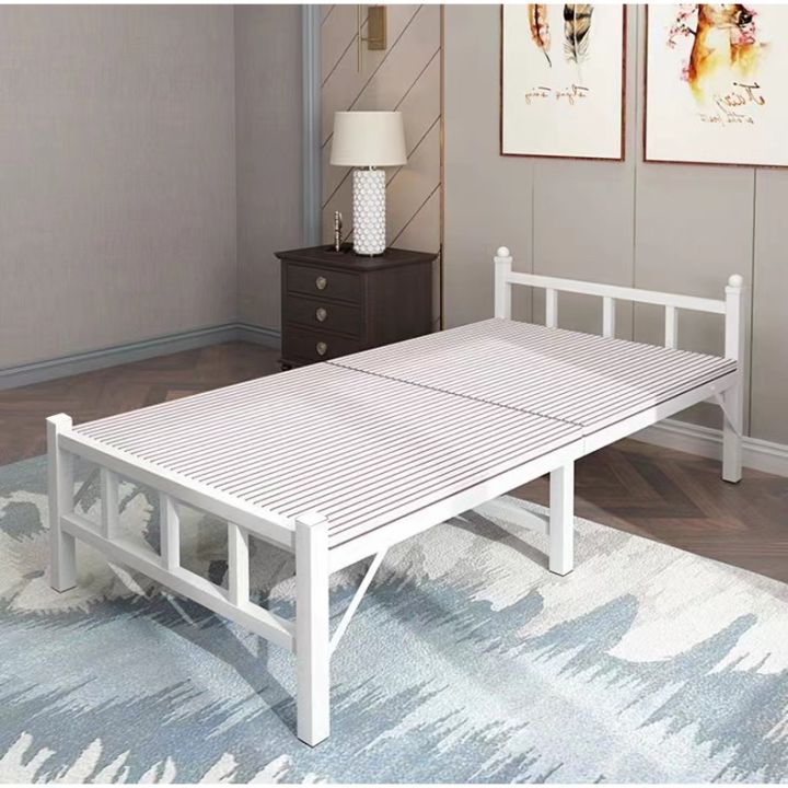 Foldable Household Single Bed Simple Children's Bed Portable Companion ...