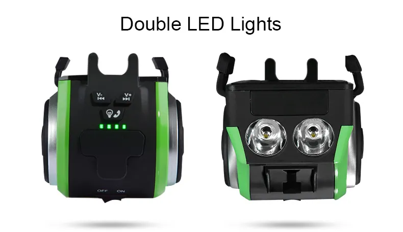 ROCKBROS Bike Light With Horn Multifunctional Bicycle Headlight - Main Image