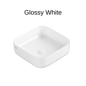 Rubine SQ 40 Countertop Square Ceramic Basin