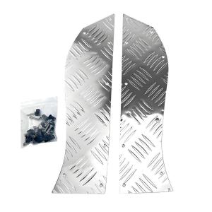 Diamond Plate Aluminum Foot Peg Mat Non-Slip Waterproof Footrest Cover Mod Parts Fit Yamaha NVX 155 V1/V2/V3