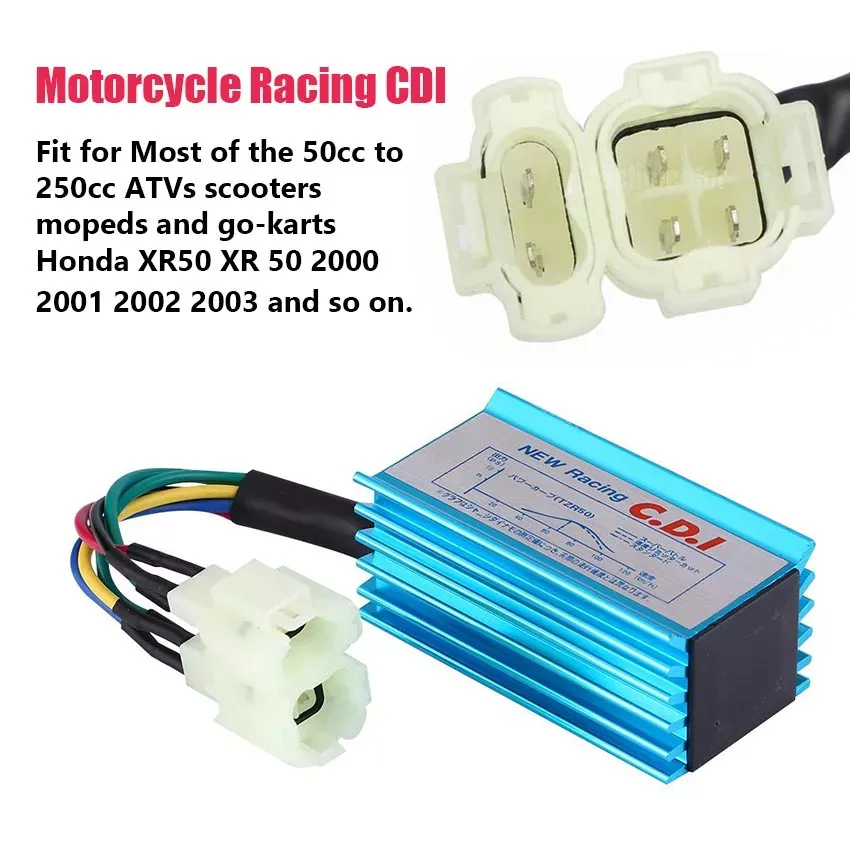 オートバイ用イグニッションコイル GY6-125用 バイク改造点火装置 CDI点火装置 電動点火装置 AFSモジュール オートバイアクセサリー  オートバイ点火CDIユニット 6ピン オートバイアクセサリー オートバイ用イグニッションコイル GY6-125用 バイク改造点火装置 CDI点火装置  ... ユニバーサル CDI GY6エンジンモデルに適したオートバイ点火装置