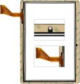 New for 10.1" Dragon Touch K10 Tablet Screen Replacement Camera Hole 12CM Touchscreen Panel Digitizer Parts Kits with Adhedive Tape + Repair Tools (Not LCD Display) (Black). 