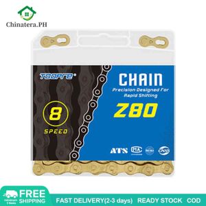 [Fast Delivery] Bike Chain 6 7 8 9 10 11 Speed 116 Links Variable Speed Anti-rust Electroplated Gold Bicycle Chain Mountain Road Bike MTB Chains Parts