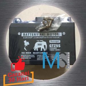 Aki Kering GTZ5S untuk Motor Honda & Suzuki