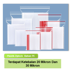 Plastik Klip Ziplock Tebal Polos Bening Kecil Mini Serbaguna Bahan PE isi 100 pcs