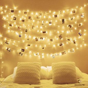 Dây đèn led 7m 50 bóng đèn fairy light cắm điện decor phòng ngủ siêu xinh đèn led trang trí