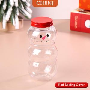 [COD] CHENJ ขวดน้ำมนุษย์หิมะ500มล. ขวดน้ำชานมกาแฟขวดน้ำดื่มแบบพกพาสำหรับร้านน้ำชานมถ้วยน้ำผลไม้ที่บ้าน