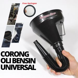 Corong Pengisian Minyak Oli Flexible Nozzle Belalai Gajah Anti Tumpah
