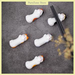 [PureZone] Giá để đũa bằng gốm hình mèo may mắn Nhật Bản phong phú dễ thương đồ thủ công cho mèo con đồ trang sức gia dụng cho mèo con
