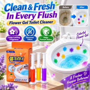 JMY Toilet Bowl Cleaning Gel Flower Shaped Toilet Deodorizer Odor Remover And Descaler Bathroom Toilet Bowl Cleaner