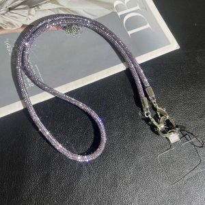 MINIFELE 262 Bright Rhinestone Phone Lanyard Crystal Bling Bling Hanging Cord Fashion Phone Case Chain Straps Phone Accessories