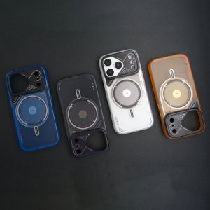 Creative Mechanical Style for MagSafe Phone Case For iPhone 17 17Pro Max 16 Pro 15 14 13 Wireless Charging Armor Cover