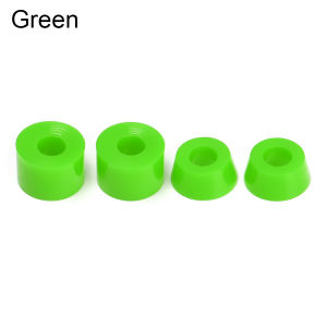 GLASSES VIEW 4pcs High Quality PU Cushion Shockproof Axle Bushings Longboard Skateboard Accessories Scooter Parts Bushing Truck Wheels