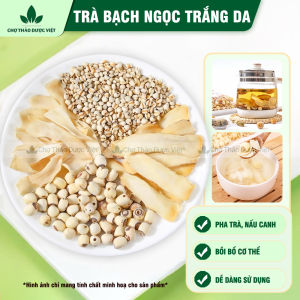 Trà bạch ngọc dưỡng nhan 4 vị hỗ trợ sáng da thanh nhiệt phù hợp dùng cho cả gia đình