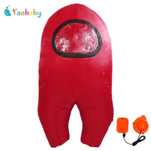 Yaababy Inflatable Astronaut Costume Impostor Inflatable Costume for Adult Kids Game Fans for Halloween Party School Masquerade