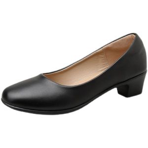 ASZUNE Ladies Black Shoes For Women with Heels Pointed Shoes Korean Fashion Formal Office Shoes