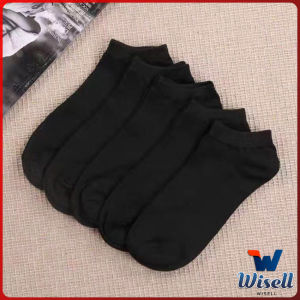 W.EL ถุงเท้าข้อสั้น ถุงเท้าระบายอากาศดี เนื้อผ้านุ่ม (เลือกสีได้)