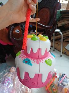 lồng đèn trung thu bánh sinh nhật loại lớn xoay cánh