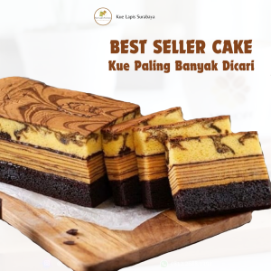 3in1 Kue Bolu Lapis Surabaya Spikoe Lapis Legit Brownies dengan Resep Kuno Asli Basah Wisman