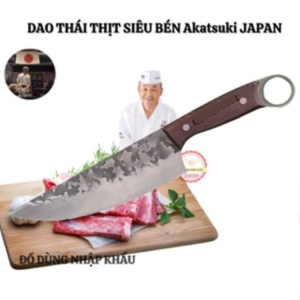 Dao nhà bếp lọc thịt Aka-Ki Japan hàng nhập bãi siêu bén bằng thép xanh cacbon 3 lớp không gỉ