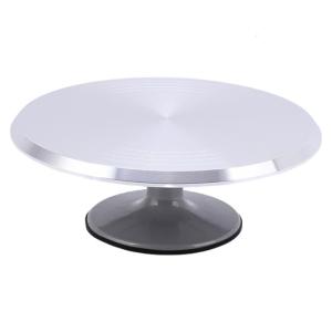 Revolving Cake Stand Professional Stainless Steel Turntable for Cupcakes Pastries Decorations Home Baking Tool