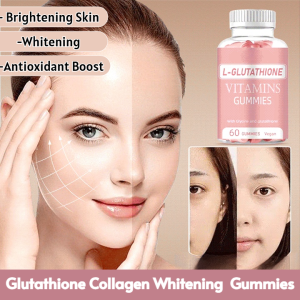 【1 Week Visible Results】Glutathione Gummies Skin Whitening Supplement Collagen Candy Brightening Skin Whitening Supplement with Antioxidant Boost