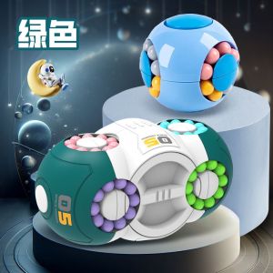New Elementary School Student Intelligence Development Rubiks Cube Toy Bored and Decompressed Rotating Magic Bean Childrens Brain Toy 6-14 Years Old