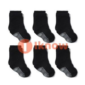 I know 6 Pairs Baby Non Slip Socks Toddler Grip Newborn Non Skid Kids Boy Girls Infants
