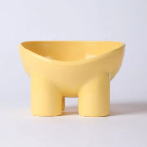 Pet Bowl Tilted Heightened Bowl Neck-Protected Anti-Knockover Cat Bowl Bowl Pet Bowl PAZU