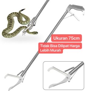 PCK-12 Alat Penjepit Ular Reptil Tang Ular Tang Sampah Tongkat Penangkap Ular Penjepit Serbaguna