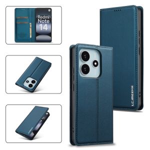 For Xiaomi Redmi Note 14 13 12 11 Pro / Redmi Note 14 13 12 5G / Redmi Note 12S 11S Phone Case Magnetic Leather Wallet Card Slot Flip Cover Casing