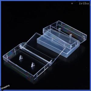 【jianzhanqinl】 1Pc Cassette Tape Transparent Storage Box Audio Magnetic Recording Blank Tape Case Dustproof Box