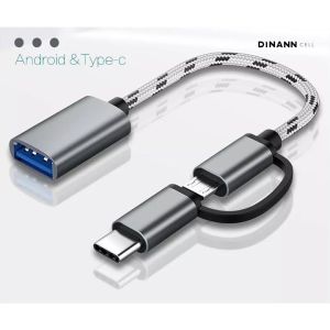 KABEL OTG USB 2IN1 MICRO USB / TYPE C FLASHDISK/MOUSE