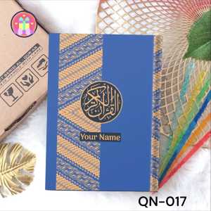 Hampers Al Quran Custom plus Sajadah Tasbih Hadiah Pernikahan Ultah Kado Gift Box Set Muslim / FREE Custom Nama / Ukuran A5