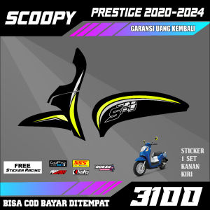 Striping Stiker Lis decal HONDA SCOOPY new prestige 2021 2022 2023 sporty semi fullbody m843