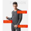 LE6Y Winter Warm Fleece Lined Men's Thermal Underwear Set Thermal Underwear for Men Top and Bottom Set Men's Long Johns Set. 