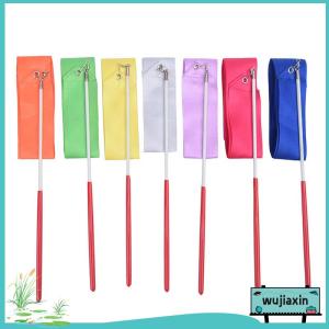 wujiaxin 2m Professional Gym Ribbons Dance Ribbon Rhythmic Art Gymnastic Ballet Streamer