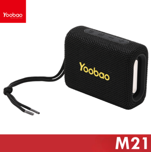 Yoobao M21 TWS Portable Wireless Bluetooth V5.3 Multi Functional Speaker with Strap Compact and Easy to Carry