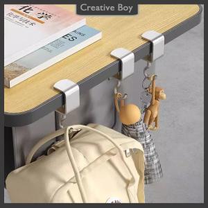 [Creative] Punch-free Hanging Bag Hook Student Desk Side Hanging Bag Handbag Holders Multi-functional Table Hook